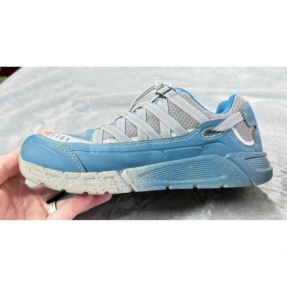 Keen Shoes Womens Size 8.5 Blue Gray ESD Slip Resistant Safety Work 1017074M‎